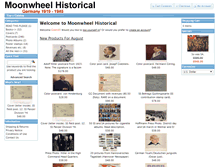 Tablet Screenshot of moonwheel-historical.com